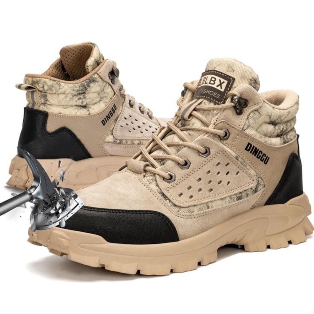Dingo Men's Tan and Black Boots